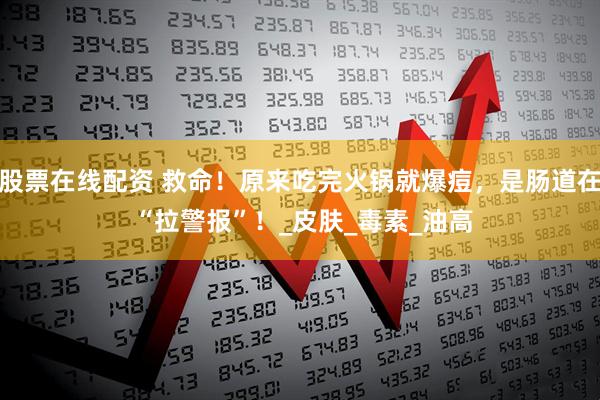 股票在线配资 救命！原来吃完火锅就爆痘，是肠道在 “拉警报”！_皮肤_毒素_油高